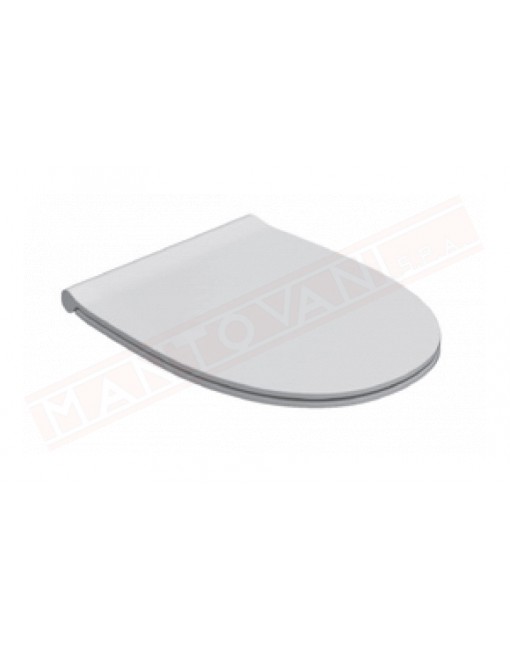 Ceramica Globo 4all - copriwater duroplast chiusurasoft close bianco 54x36 per mds02 03 md001-2-5-4-3 mdb01-02