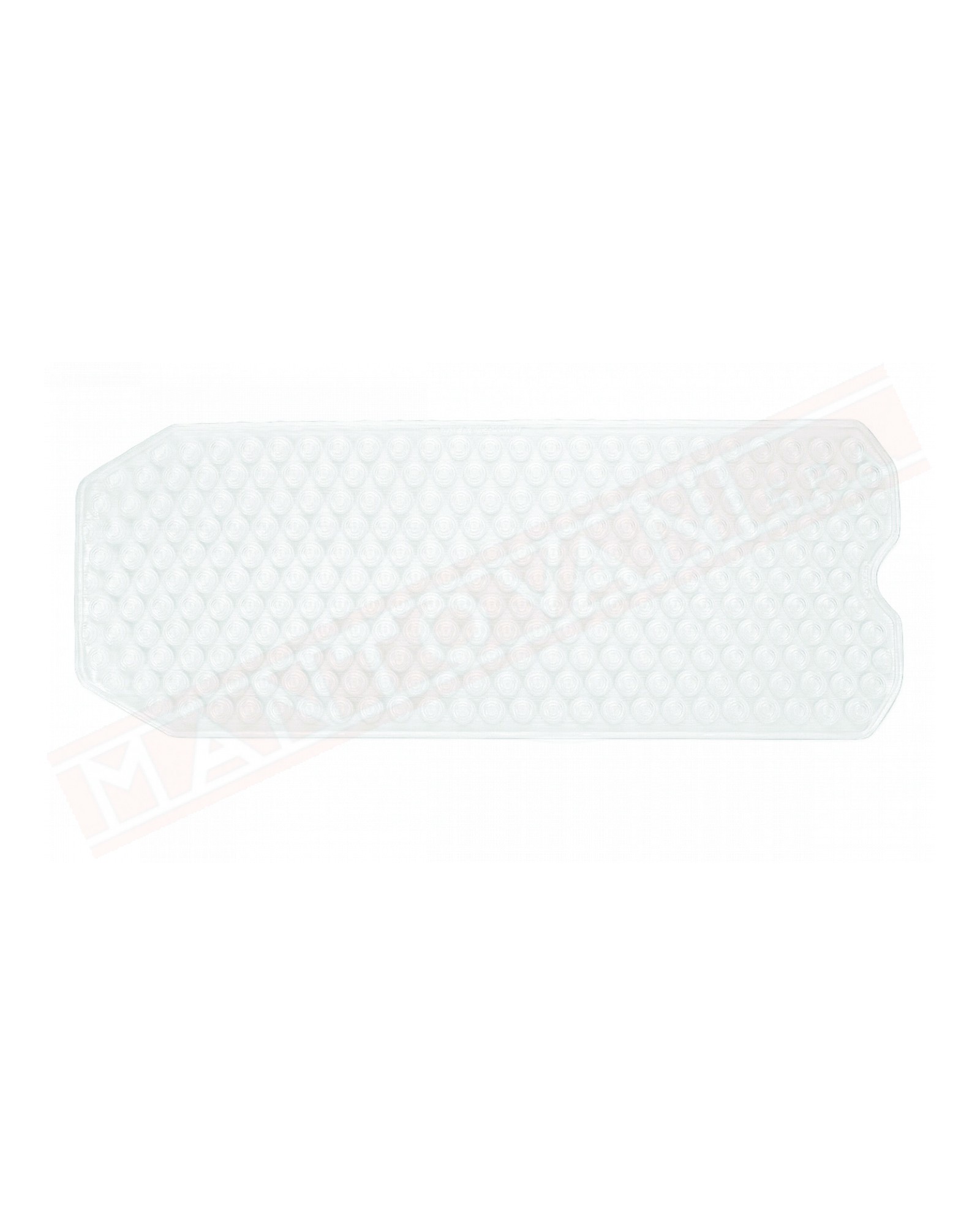 Gedy tappeto antiscivolo per vasca in pvc plastificato trasparente misure art 104x40x0,6
