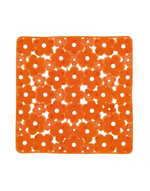 Gedy G.Margherita tappeto antiscivolo doccia in pvc arancio misure art 51,5x51,5