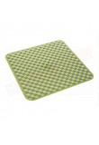 Gedy G.Geo tappeto antiscivolo per doccia in gomma verde acido misure art 53x53x0,6