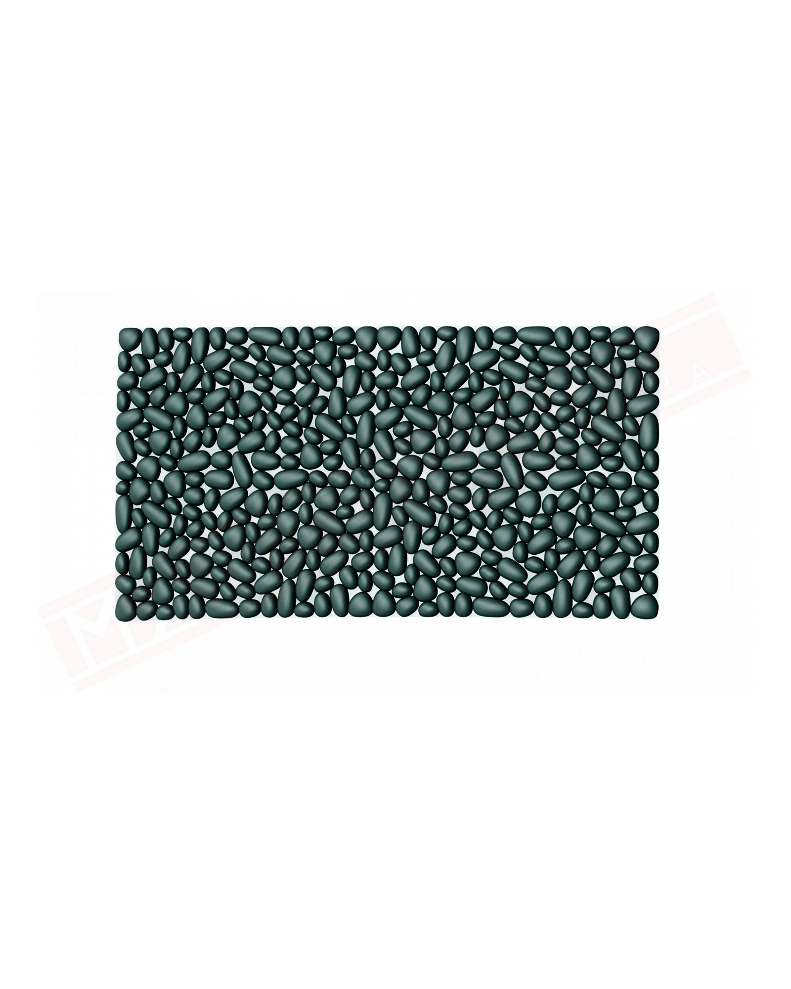 Gedy G.Pietra tappeto antiscivolo per vasca in vinile antracite misure art 75x36x1