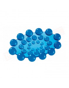 Gedy G.Spot portasapone in pvc da appoggio azzurro misure art 12,7x8,7x1,6