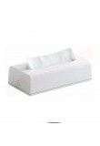 Gedy portafazzoletti bianco in resine termoplastiche misure art 25,8x13,2x6,3