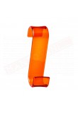 Gedy G.Merlino appendiabiti arancio trasparente per termoarredi in resine termoplastiche misure art 3,2x6,7x11,7