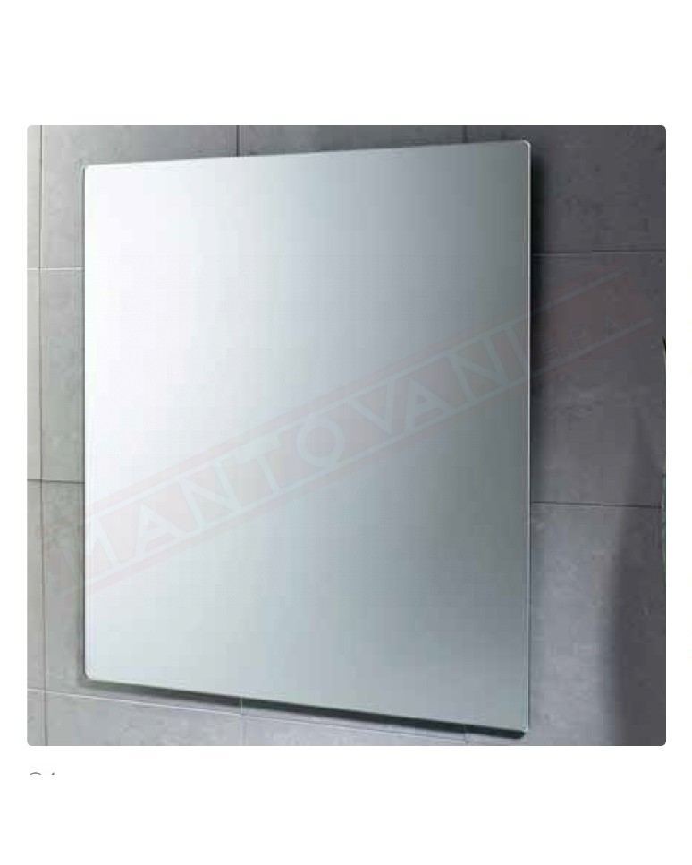 Gedy specchio bagno filo lucido 60x70 reversibile misure art 60x2x70
