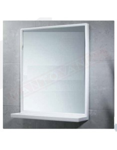 Gedy specchio bagno con mensola 45x60 misure art 45x14,7x60