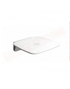 Gedy G.Prima Classe sedile ribaltabile bianco\cromato per doccia in alluminio e abs misure art 35,5x37x10,5