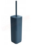 Gedy G. Seventy scopino wc blu petrolio in resine termoplastiche con ciuffo in setole misure art 9x9x38,8h
