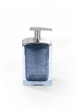 Gedy G. Antares dosasapone in resina color blu con erogatore in plastica misure art 8x6,2x15,5