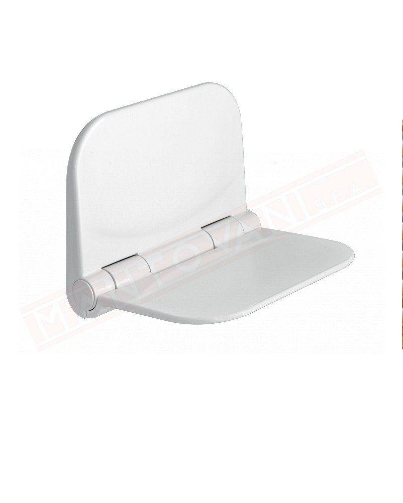 Gedy G.Dino sedile ribaltabile bianco per doccia in resine termoplastiche misure art 37,5x29,5x7