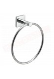 Gedy G.Fuji portasalviette ad anello cromato misure 18,2x6,9x19,7h fissaggio colla o viti
