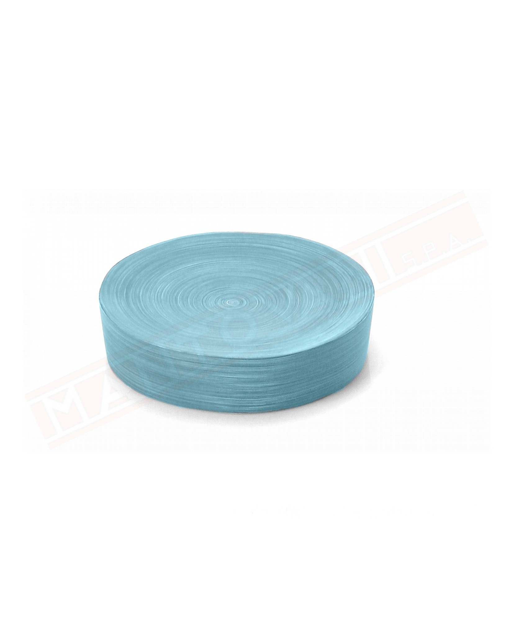 Gedy G. Sole portasapone in resina color azzurro misure diametro art 11,2x9