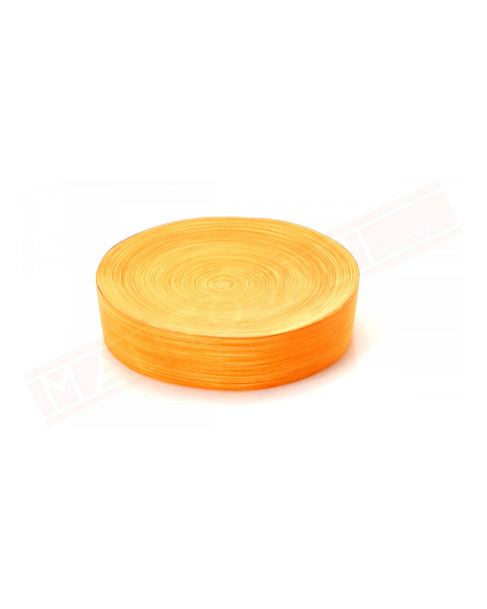 Gedy G. Sole portasapone in resina color arancio misure diametro art 11x2,9