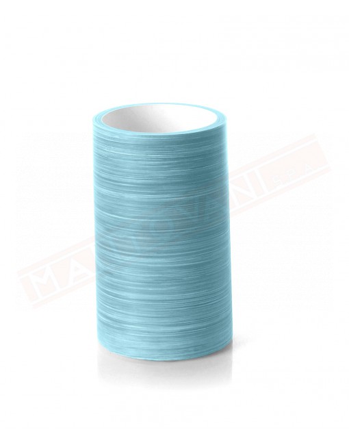 Gedy G. Sole portaspazzolini in resina color azzurro misure diametro art 7,2x12,2