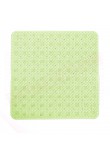 Gedy G.Solid tappeto antiscivolo per doccia in pvc trasparente verde misure art 53x53x0,7
