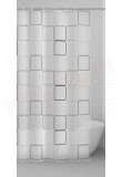 Gedy G.Domino tenda doccia in peva color grigio con disegni cm 180 altezza 200 spessore 0,143