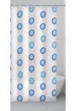 Gedy G. Oblo' tenda doccia in peva color azzurro con disegni cm 180 altezza 200 spessore 0,143