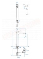 Connect Air rubinetto lavabo alto con sistema Bluestart Ideal Standard