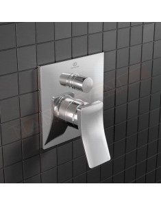 Check rubinetto incasso vasca doccia cromato Ideal Standard da completrare con parte incasso a1300nu da acquistare a perte