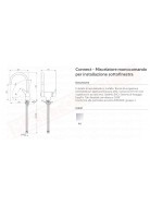 Ideal Standard Connect miscelatore lavello cucina da appoggio per installazione sottofinestra h 189 mm l 220 mm