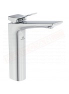 Check rubinetto lavabo da appoggio cromato Ideal Standard sporgenza 150 mm h 215 mm senza saltarello e piletta
