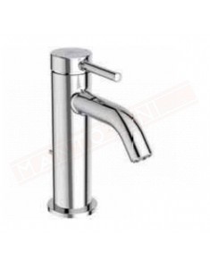 Ceraline rubinetto lavabo con piletta click clack Ideal Standard sporgenza 105 h 85 mm con sistema bluestart