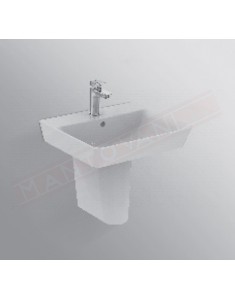 Connect Air lavabo Cube da 550 mm ideal standard con foro rubinetteria
