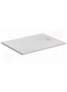 Ideal Standard ultraflat s bianco 100x70 piatto doccia ultrasottile in materiale composito senza piletta con copripiletta inox