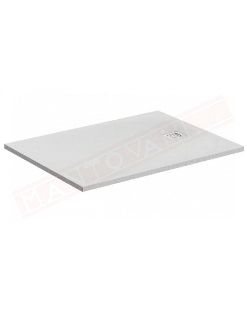 Ideal Standard ultraflat s bianco 100x90 piatto doccia ultrasottile in materiale composito senza piletta con copripiletta inox