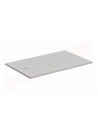 Ideal Standard ultraflat s bianco 160x100 piatto doccia ultrasottile in materiale composito senza piletta con copripiletta inox