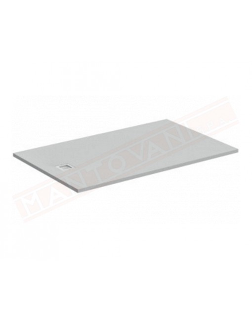 Ideal Standard ultraflat s bianco 160x100 piatto doccia ultrasottile in materiale composito senza piletta con copripiletta inox