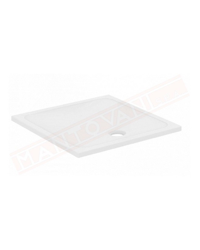 Ideal Standard piatto doccia Connect 2 90x90x4 in ceramica antiscivolo foro piletta 90 mm non fornita