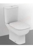 Ideal Standard Esedra wc a terra per cassetta appoggiata con sedile slim rallentato bianco a sgancio rapido