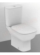 Ideal Standard Esedra wc a terra per cassetta appoggiata con sedile slim rallentato bianco a sgancio rapido