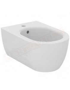 Blend Curve bidet sospeso Ideal Standard bianco opaco . Sanitari bagno bianco seta 54x35.5