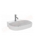 Ideal Standard LInda-x bianco opaco lavabo a parete L cm 60 P cm 50 con foro rubinetteria senza foro troppopieno non rettificato