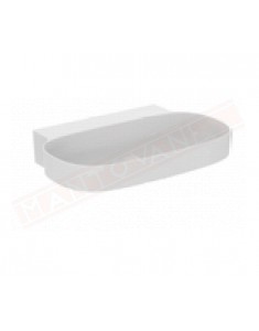 Ideal Standard Linda-x lavabo a parete L cm 75 P cm 50 senza foro rubinetteria senza foro troppopieno non rettificato