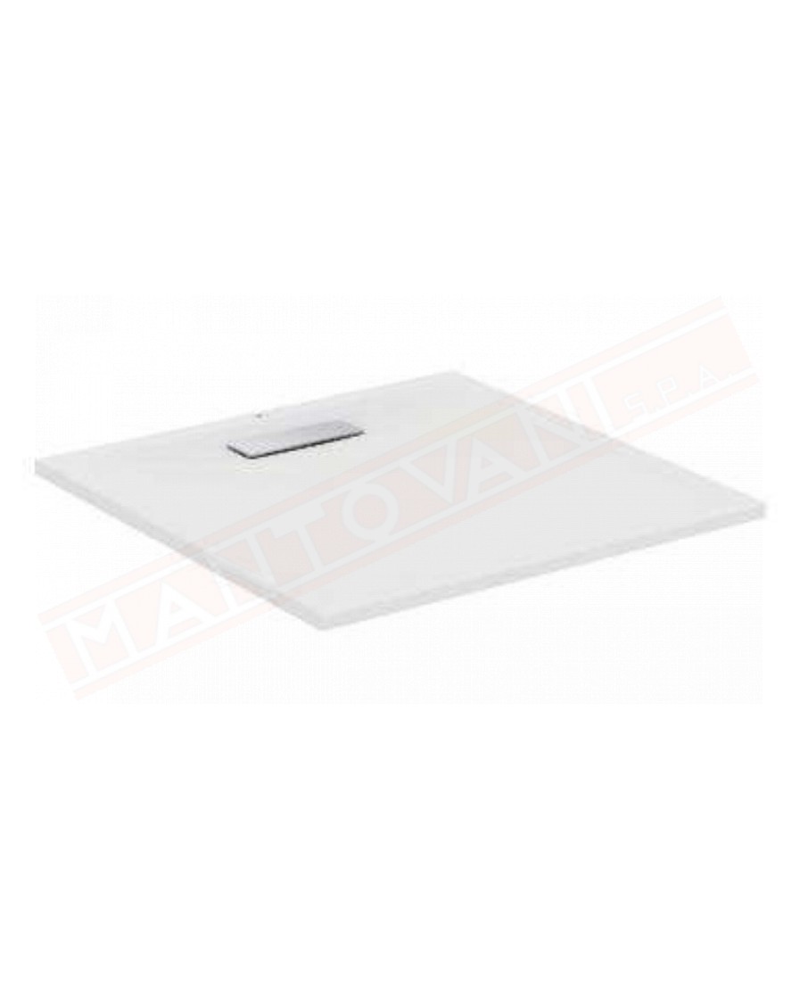 Ideal Standard ultraflat new bianco opaco 70x70x2.5 piatto doccia ultrasottile in acrilico in pasta senza piletta t4493aa