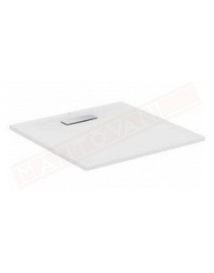 Ideal Standard ultraflat new bianco opaco 80x80x2.5 piatto doccia ultrasottile in acrilico in pasta senza piletta t4493aa