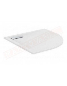 Ideal Standard ultraflat new bianco lucido 80x80x2.5 tondo piatto doccia ultrasottile in acrilico in pasta senza piletta t4493aa