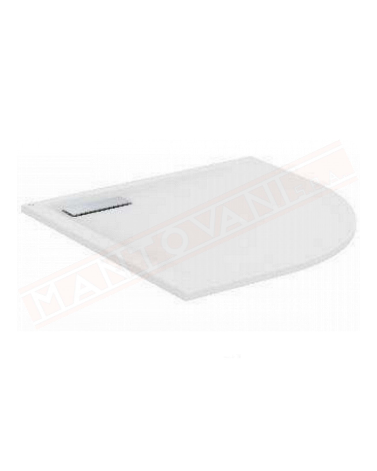 Ideal Standard ultraflat new bianco opaco 90x90x2.5 tondo piatto doccia ultrasottile in acrilico in pasta senza piletta t4493aa