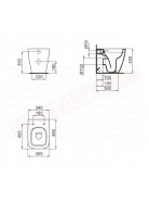 Ideal Standard i.life.S wc a terra rimeless 480x355 kit fissagio compreso sedile da acqustare separatamente