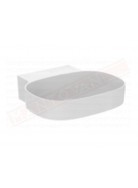 Ideal Standard lavabo bianco lucido a parete o appoggio L cm 50 P cm 48 senza foro rub. senza troppopieno rettificato,