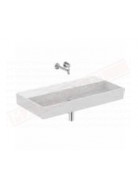 Ideal Standard Solos lavabo senza fori rubinetteria 101.5x51.5x12 da appoggio su piano o da parete