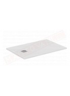Ideal Standard Ultraflat S+ bianco 160x80x3 piatto doccia in materiale composito senza piletta con copripiletta inox
