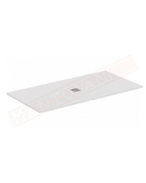 Ideal Standard Ultraflat S+ bianco 170x70x3 piatto doccia in materiale composito senza piletta con copripiletta inox