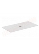Ideal Standard Ultraflat S+ bianco 170x90x3 piatto doccia in materiale composito senza piletta con copripiletta inox