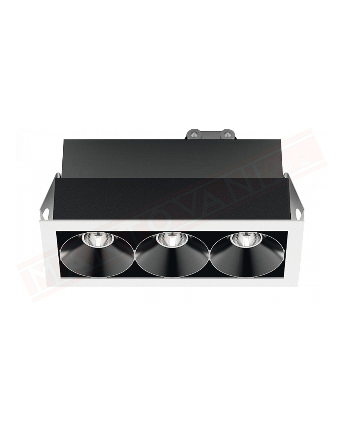 LineaLight Iled Cell incasso con flangia a led 6w 537 lm 3000k misure 119x50