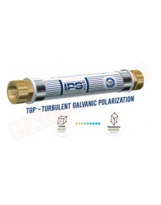 IPS premium d 1" sistema galvanico anticalcare il calcare diventa aragonite senza magneti e corrente obbligatoria filtrazione