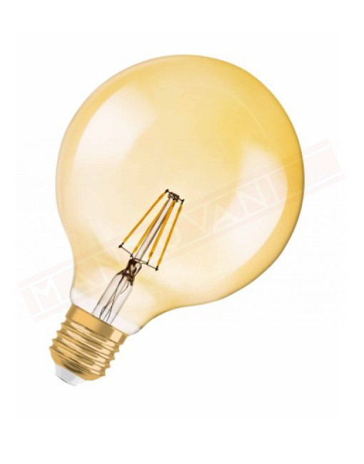 Ledvance lampadina sfera 1906L vintage edition 7W = 54 w 824 luce calda 710 lumen dimmerabile